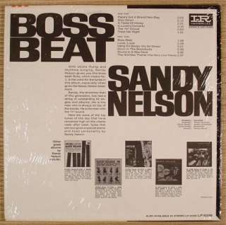 SANDY NELSON Boss Beat Mono LP 9298 VG++ Shrink  