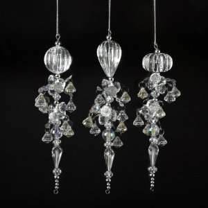  CRYSTAL ICICLE ORNAMENT
