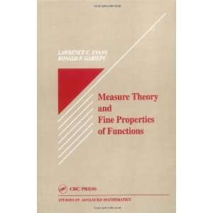   Studies in Advanced Mathematics) [Hardcover] Lawrence C. Evans Books