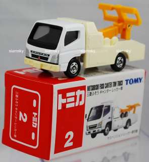 TOMICA #2 Mitsubishi Fuso Canter Tow Truck diecast car  