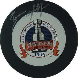   Stanley Cup Champions Brian Leetch Autographed Puck