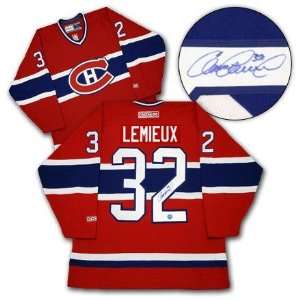 Claude Lemieux Autographed Jersey   Montreal Canadiens   Autographed 