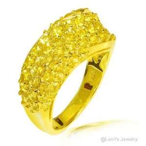  LenYa Specials, Gorgeous Design Womens Yellow Gold Plated 