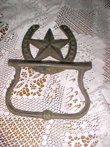 Star of Texas Wrought Iron Towel Rack MWTs  