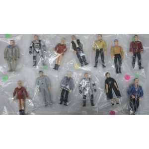  Lot of 13 Loose Star Trek Tos Action Figures with Kirk 