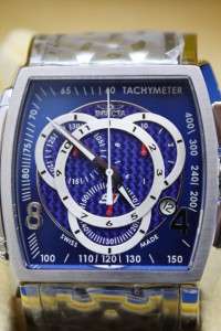 Mens Invicta 6466 S1 Touring Swiss Chronograph Blue Watch MSRP $1395 