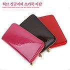 KOREA OMNIA love heart leather women wallet  HOTPINK