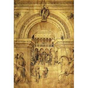     Jacopo Bellini   24 x 34 inches   The scourging at the torchlight