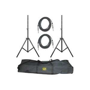  Pro Audio Speaker Stand And Cable Kit