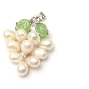   pearl grape dangle white gold plated pendant Fashion DIY Jewelry