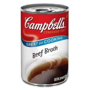 Campbells Beef Broth, 10.5 oz Cans, 12 ct  Grocery 