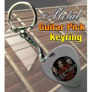  Seether Metal Guitar Pick Keyring Musical Instruments