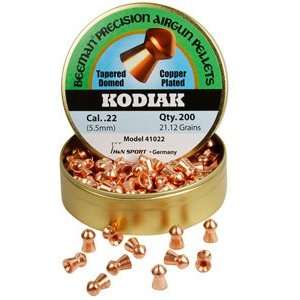  Beeman Kodiak Copper Plated .22 Cal, 21.12 Grains, Round 