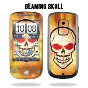   Skin Decal for HTC HERO   Beaming Skull Cell Phones & Accessories