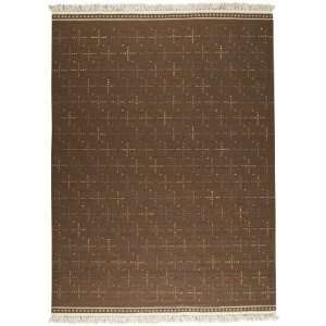  MAT The Basics Bergen Brown 5 6 x 7 10 Area Rug 