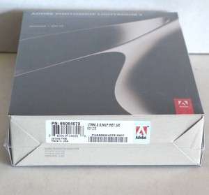 Adobe Photoshop Lightroom 3 PC   MAC PN 65064073 New Retail Box FULL 
