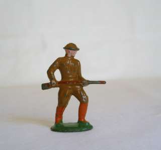 Barclay Lead Toy Soldier At The Ready EB6 US 1931 Antique Early 