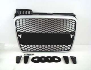 AUDI A4 B7 NON SLINE BADGELESS MESH GRILLE GRILL SATIN  
