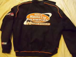   Authentics Mens XL NASCAR Tony Stewart  Racing Jacket  