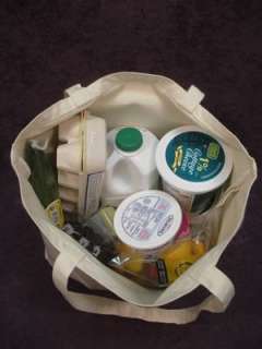 very well made go green save the earth and use your own bags flat view
