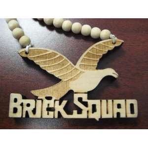  Goodwood SOULJA BOY Brick Squad Wood Pendant Natural 