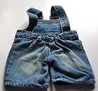 Build a Bear Clothes Pants Denim Jeans Faded Overalls Boy or Girl