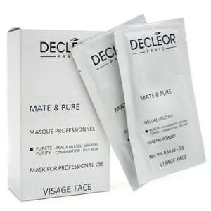 Mate & Pure Mask Vegetal Powder   Combination to Oily Skin (Salon Size 