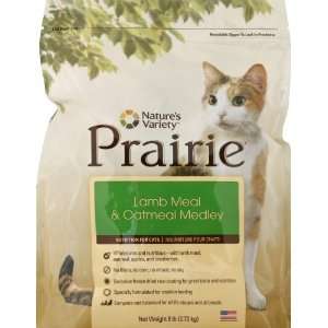 Prairie Lamb Meal & Oatmeal Medley Dry Cat Food by Natures Variety, 6 