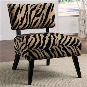  Upholstered Armless Lounge Chair