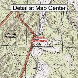   Topographic Quadrangle Map   Bentonville, Virginia (Folded/Waterproof