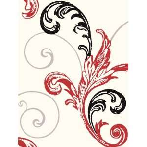  Red And Black Contemporary Wallpaper WE71601