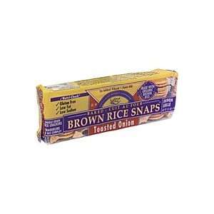  Edward & Sons Brown Rice Snaps Toasted Onion    3.5 oz 