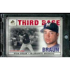  2008 SP Legendary Cuts # 5 Ryan Braun ( Brewers ) MLB 