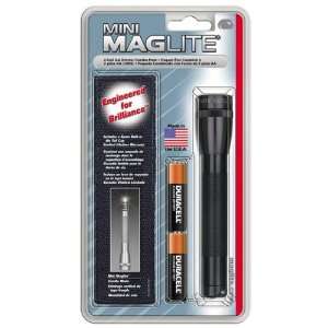  Mag Instrument Mini MagLite 2 Cell AA Flashlight   Holster 