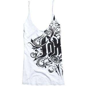   Fox Racing Womens Rendezvous Concert Cami   X Small/White Automotive