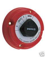 PERKO BATTERY SELECTOR SWITCH MARPAC BOAT / MARINE NEW  