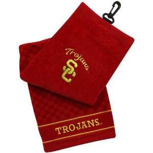   Cardinal Embroidered Team Logo Tri Fold Towel