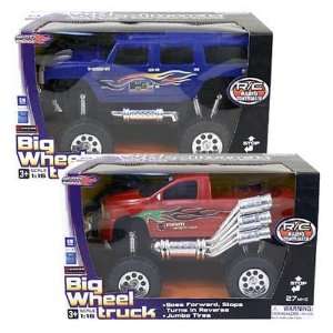  Big Wheel Radio Control Truck 13 Inches Case Pack 4 Toys 