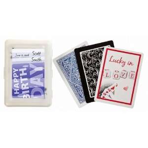Wedding Favors Birthday Card Design Personalized Playing Card Favors 