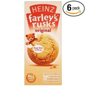 Heinz Farley Rusks, Biscuits For Babys & Toddlers, 5.3 Ounce Boxes 
