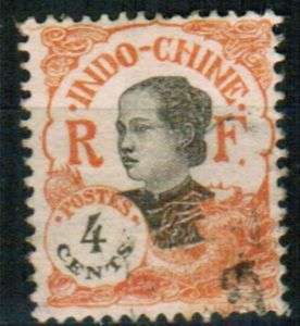 TIMBRE INDOCHINE 4 CENTS  