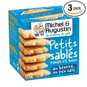 Michel Et Augustin Small Slightly Salted Butter Cookies, 1.41 Ounce 
