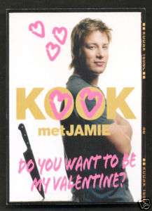 Jamie Oliver Cook Knife Valentine’s postcard  