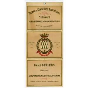 Rene Beziers Sardines & Mackerel Advertising by Breger 