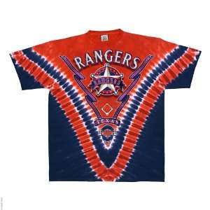 Texas Rangers V Tie Dye T shirt 