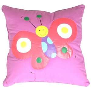 Pillow Decor   Quilted Biala the Butterfly Childrens 