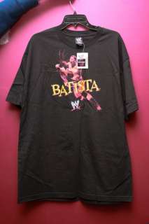 WWE LICENSED BATISTA THE ANIMAL XL YOUTH T SHIRT  