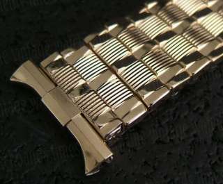 NOS 3/4 Bowles DeLuxe Gold gf Vintage 1960s Watch Band  
