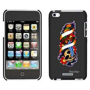   Skull with Spade on iPod Touch 4 Gumdrop Air Shell Case Electronics