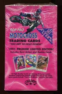 1991 Champs Hi Flyers Motocross Unopened Box  